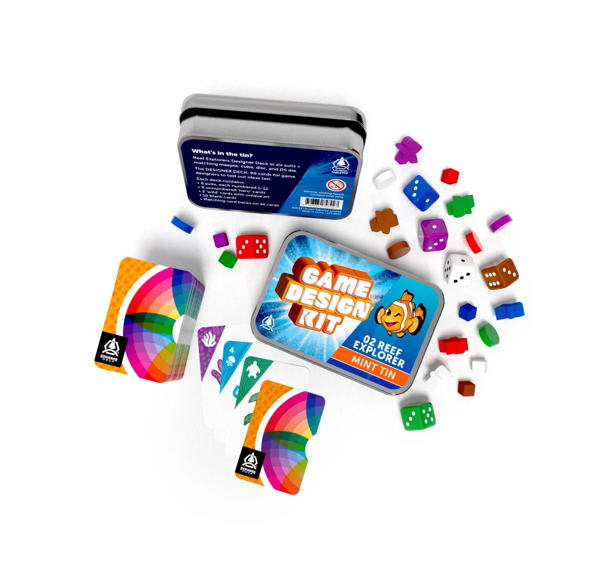 Mint Tin with game components